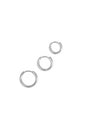 Hoop earrings set of 3