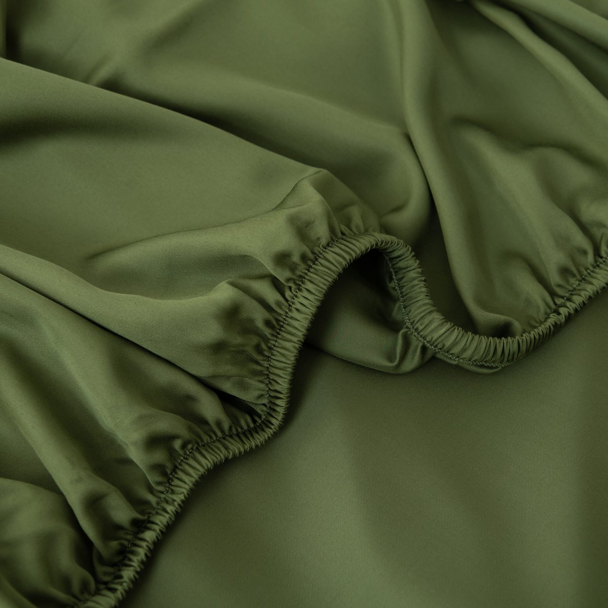 Donkergroen Bamboe Beddengoedset 2-persoons – 400TC Tanboocel - Deep Moss