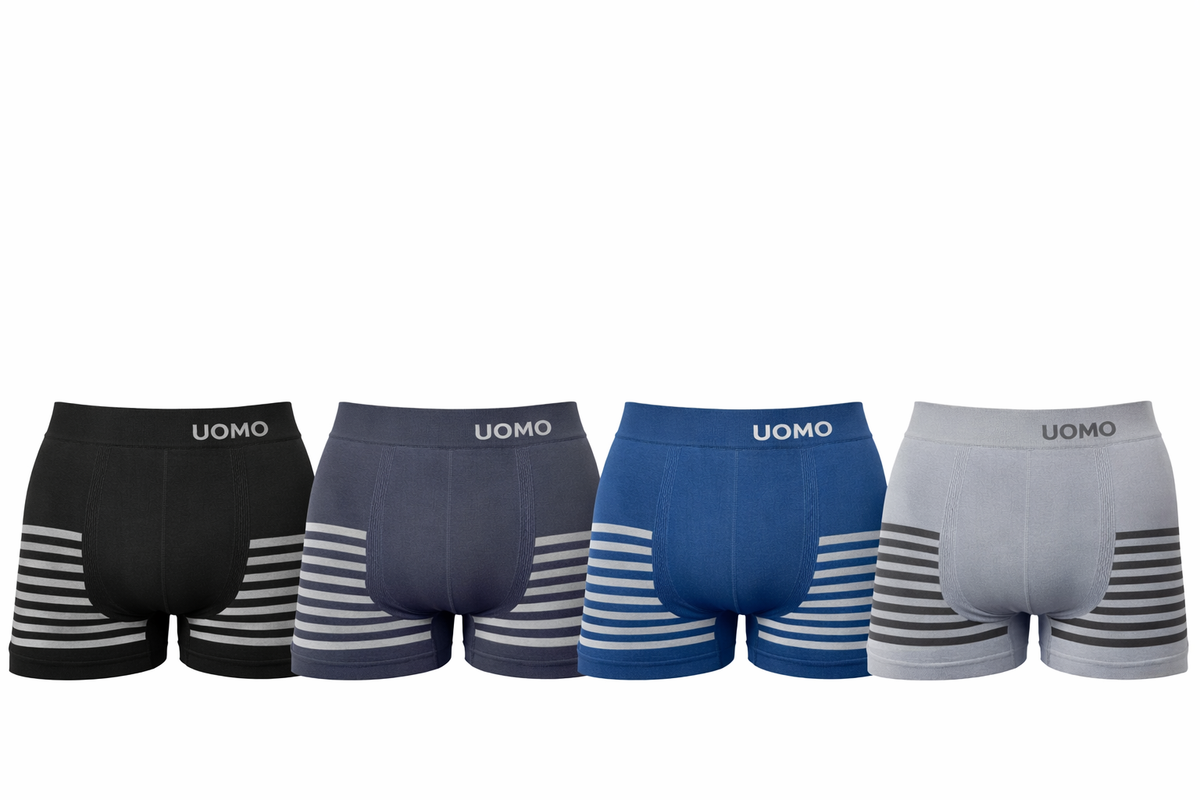 12 stuks Naadloze boxershorts heren – UOMO