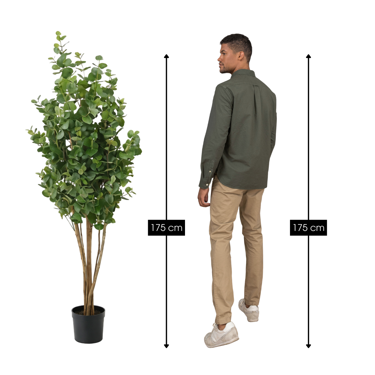 Plante artificielle Eucalyptus vert