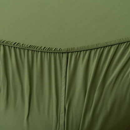 Donkergroen Bamboe Hoeslaken voor Topdekmatras Premium – 400TC Tanboocel – 100% bamboe – Deep Moss