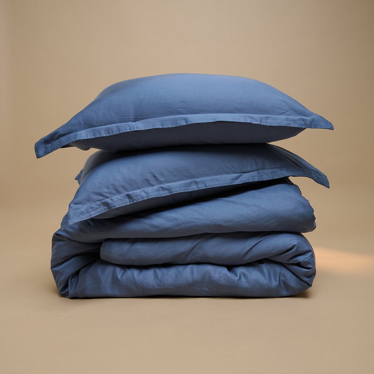 TENCEL™ Twill Dekbedovertrek Donker Blauw