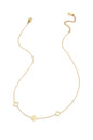 Necklace clovers  Gold Color Stainless Steel