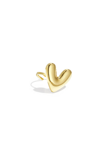 Statement ring funky hart