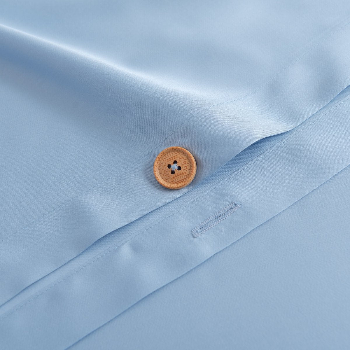 Lichtblauw bamboe dekbedovertrek Premium - 400TC Tanboocel - 100% bamboe - Sky Blue