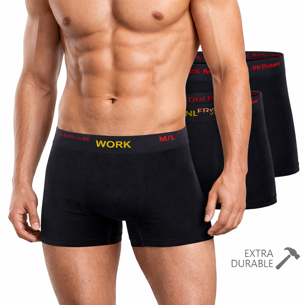 2 stuks Microvezel boxershorts heren – naadloos & comfortabel – WORK