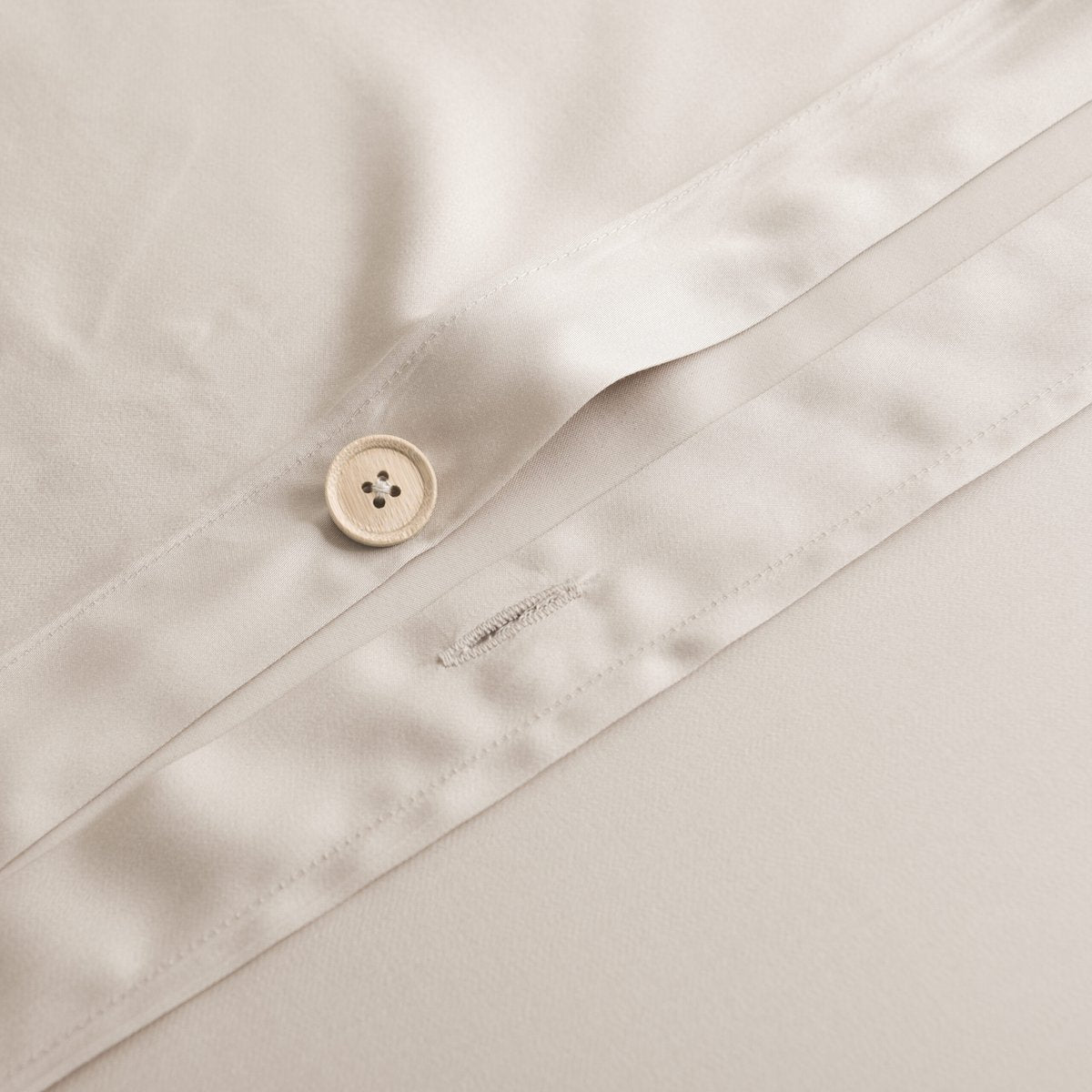 Beige Bamboe Beddengoedset 1-persoons – 400TC Tanboocel - Soft Taupe