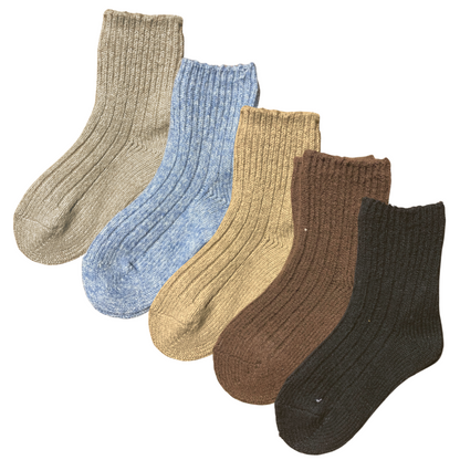 green-goose Alpaca Sokken voor Kinderen - 5 Paar - 85%