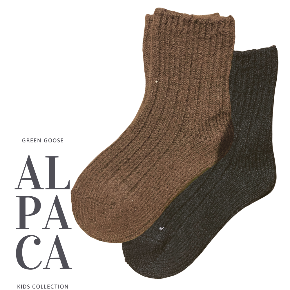 green-goose Alpaca Sokken voor Kinderen - 5 Paar - 85%