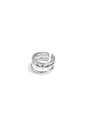 3 laagse ring ronde details en steentjes
