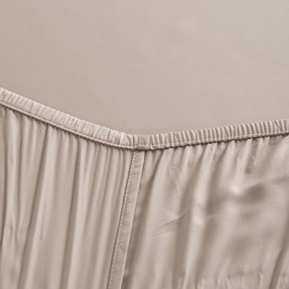 Beige bamboe Hoeslaken Premium - t/m 30cm - 400TC Tanboocel - Soft Taupe