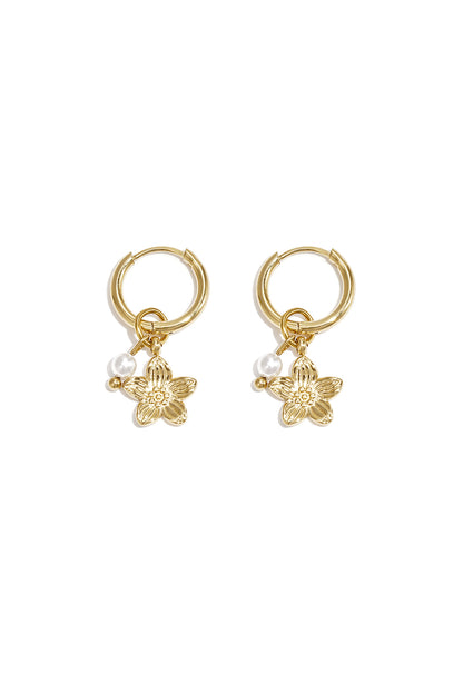 pearl blossom oorbellen