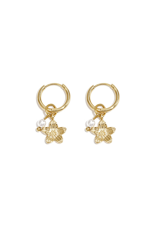 pearl blossom oorbellen