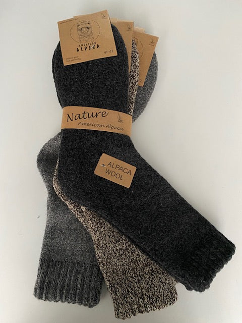 3 paar Alpaca-wollen thermo sokken